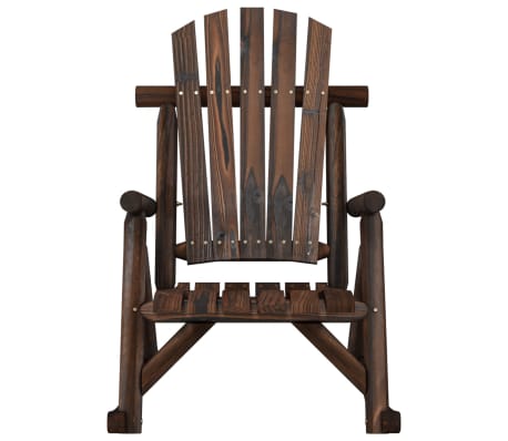 vidaXL Garten-Schaukelstuhl 69x96x101 cm Massivholz Fichte