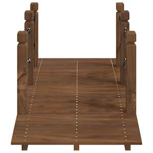 Zahradní můstek s řetězovým zábradlím 150x67x56 cm masivní smrk - obrázek 4