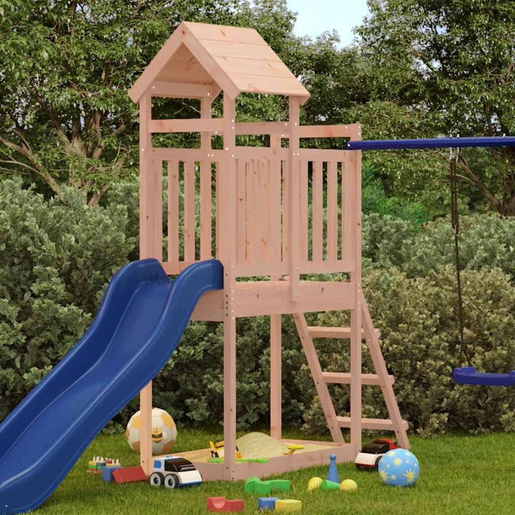 vidaXL udendørs legesæt 53x110x214 cm massiv douglasgran