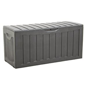 Úložný box černý 118 x 53 x 57 cm polypropylen - obrázek 2