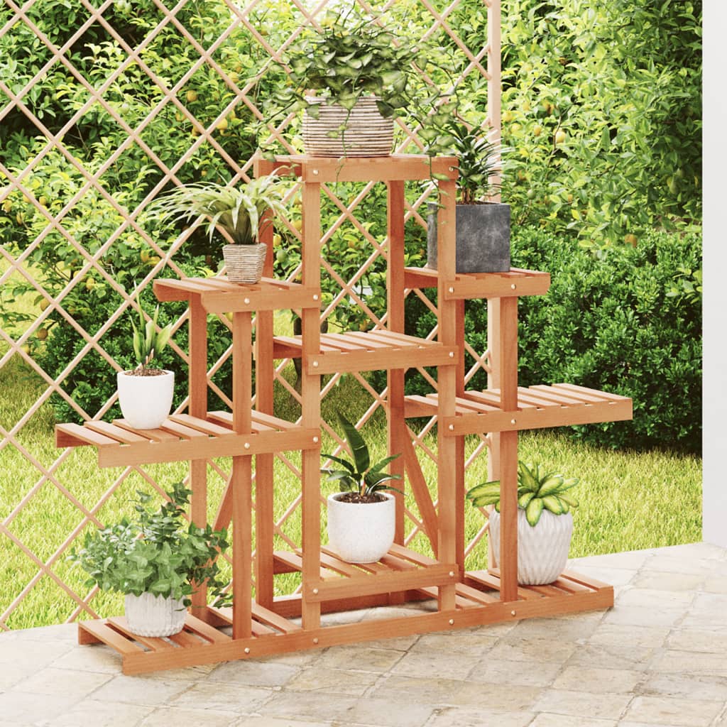 vida XL Blumenständer 110x 25x 96 cm Massivholz Tanne