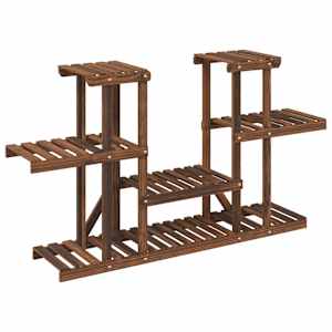 Stojan na květiny 110 x 25 x 73 cm masivní jedlové dřevo - obrázek 2
