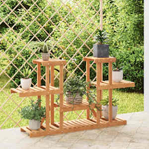 Stojalo za rastline 110x25x73 cm trden les jelke