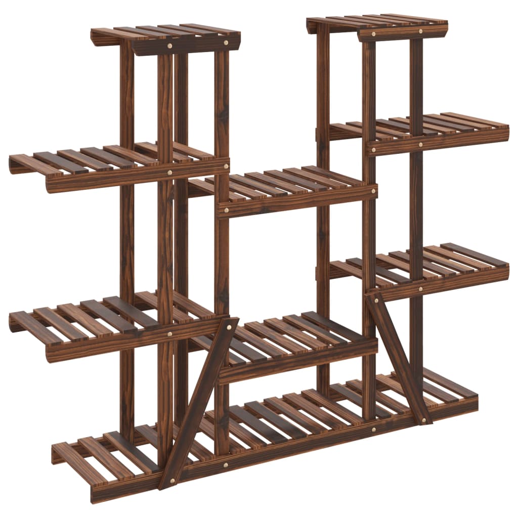 vidaXL Stojan na květiny 110 x 25 x 110,5 cm masivní jedlové dřevo