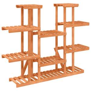 Stojan na květiny 110 x 25 x 110,5 cm masivní jedlové dřevo - obrázek 6