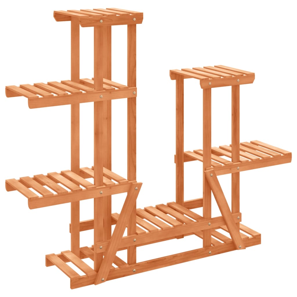 vidaXL Stojan na kvetiny 95x25x96 cm masívna jedľa