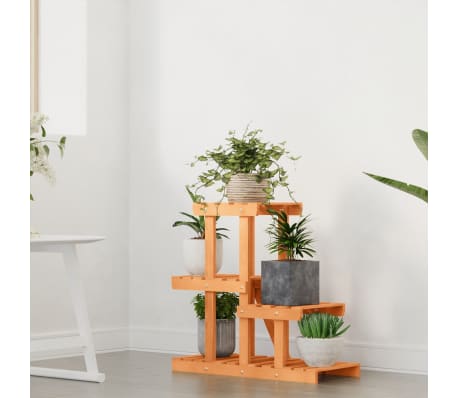 vidaXL Plantenstandaard 58x25x51 cm massief vurenhout