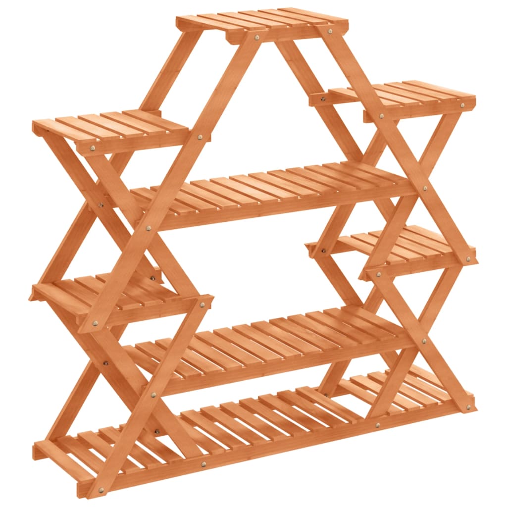 vidaXL Stojan na květiny 110 x 25 x 110,5 cm masivní jedlové dřevo