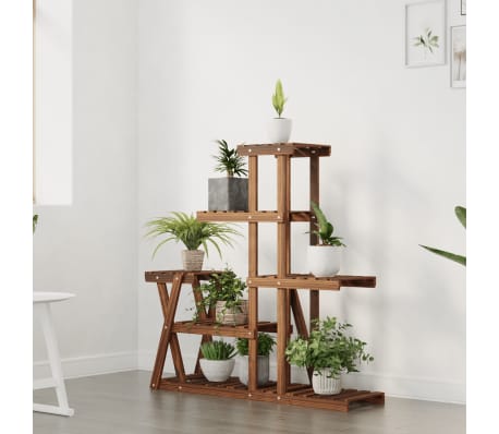 vidaXL Blumenst&auml;nder 95x25x96 cm Massivholz Tanne
