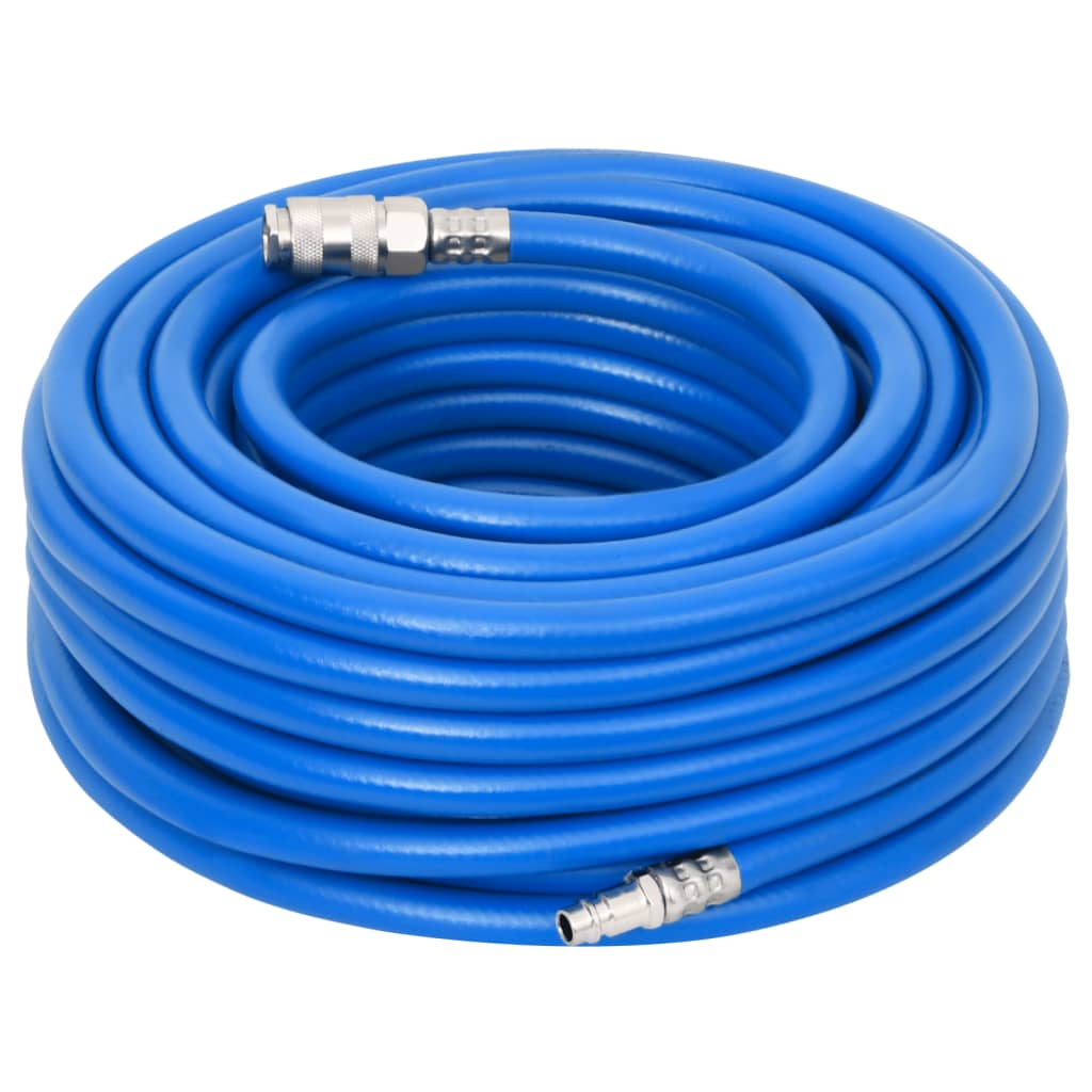 vidaXL Luftschlauch Blau 0,6" 20 m PVC