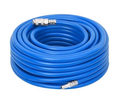 vidaXL Luftschlauch Blau 0,6" 20 m PVC