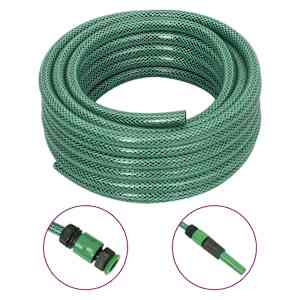Zahradní hadice se sadou koncovek zelená 0,5" 10 m PVC - obrázek 1