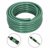 vidaXL aiavoolik koos kinnituskomplektiga, roheline, 0,5" 30 m PVC