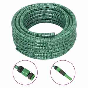 Zahradní hadice se sadou koncovek zelená 0,5" 30 m PVC - obrázek 1