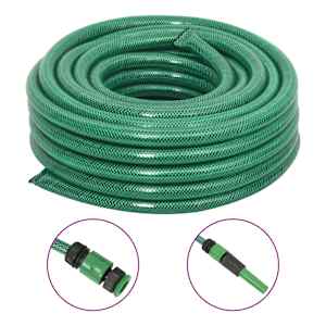 Zahradní hadice se sadou koncovek zelená 0,75" 10 m PVC - obrázek 1