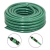 vidaXL aiavoolik koos kinnituskomplektiga, roheline, 0,75" 20 m, PVC