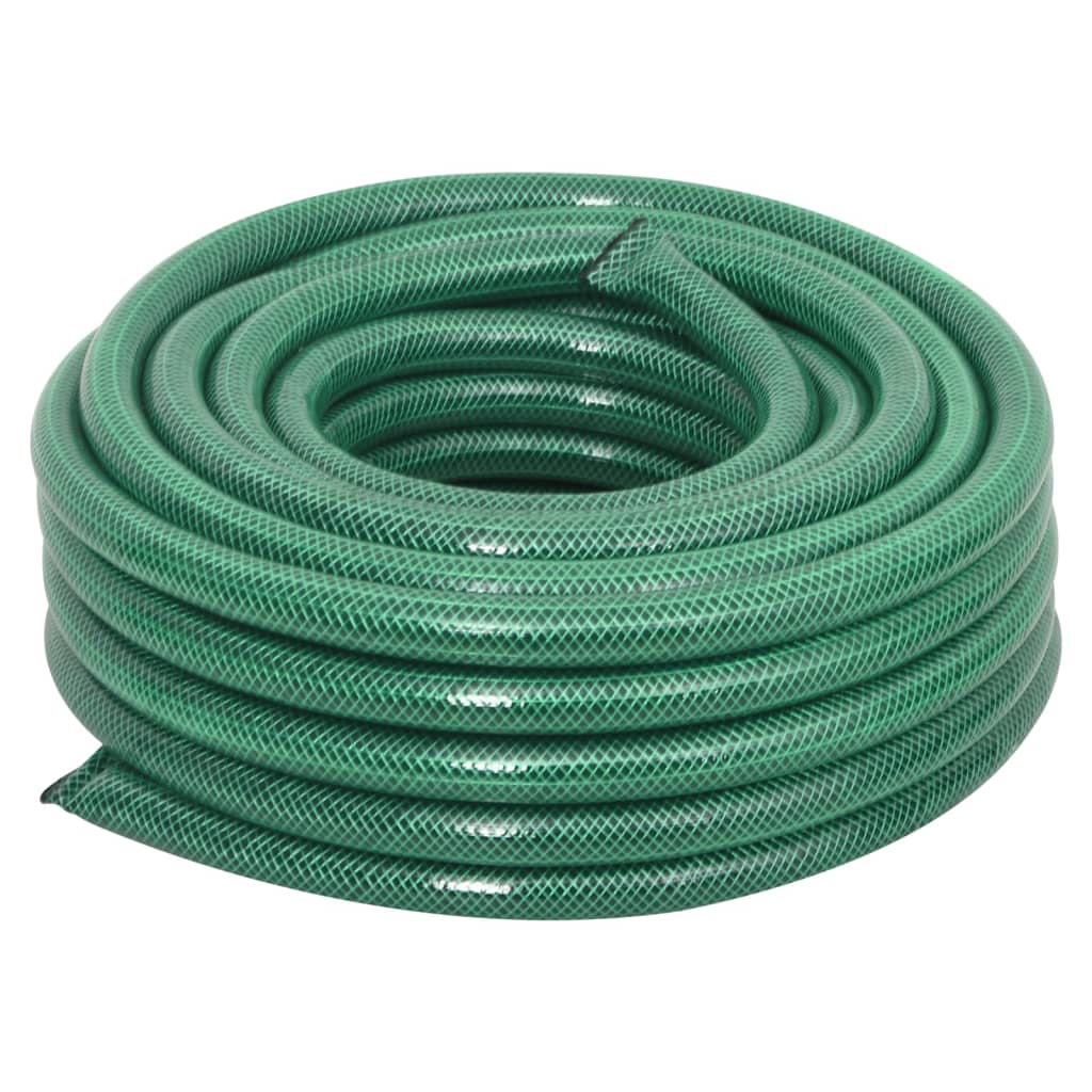 vidaXL Tuinslang met koppelingsset 0,75'' 20 m PVC groen afbeelding
