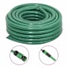 vidaXL aiavoolik koos kinnituskomplektiga, roheline, 0,75" 30 m PVC