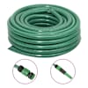 vidaXL aiavoolik koos kinnituskomplektiga, roheline, 0,75" 50 m PVC