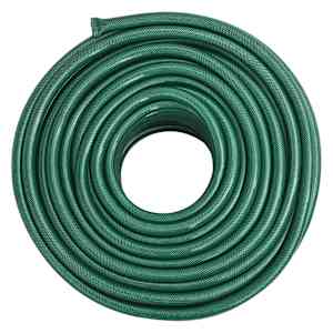 vidaXL Bahçe Hortumu Yeşil 1,3" 100 m PVC