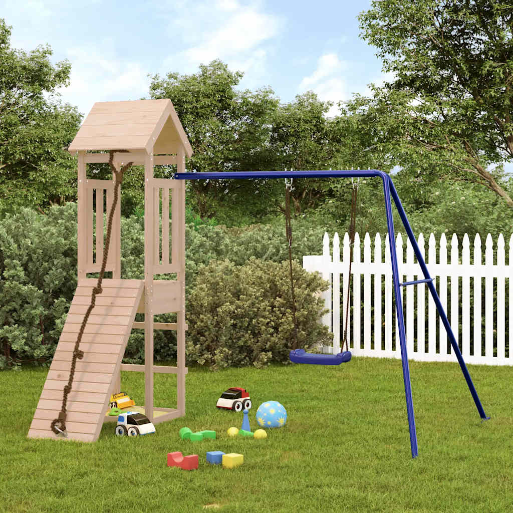 vida XL Spielturm Massivholz Kiefer