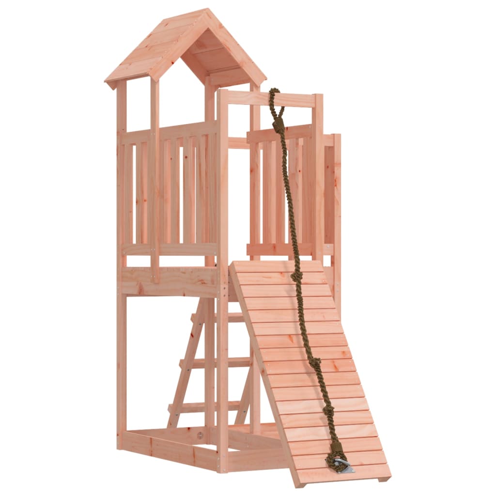  Hrací domček s lezeckou stenou masívne drevo Douglas