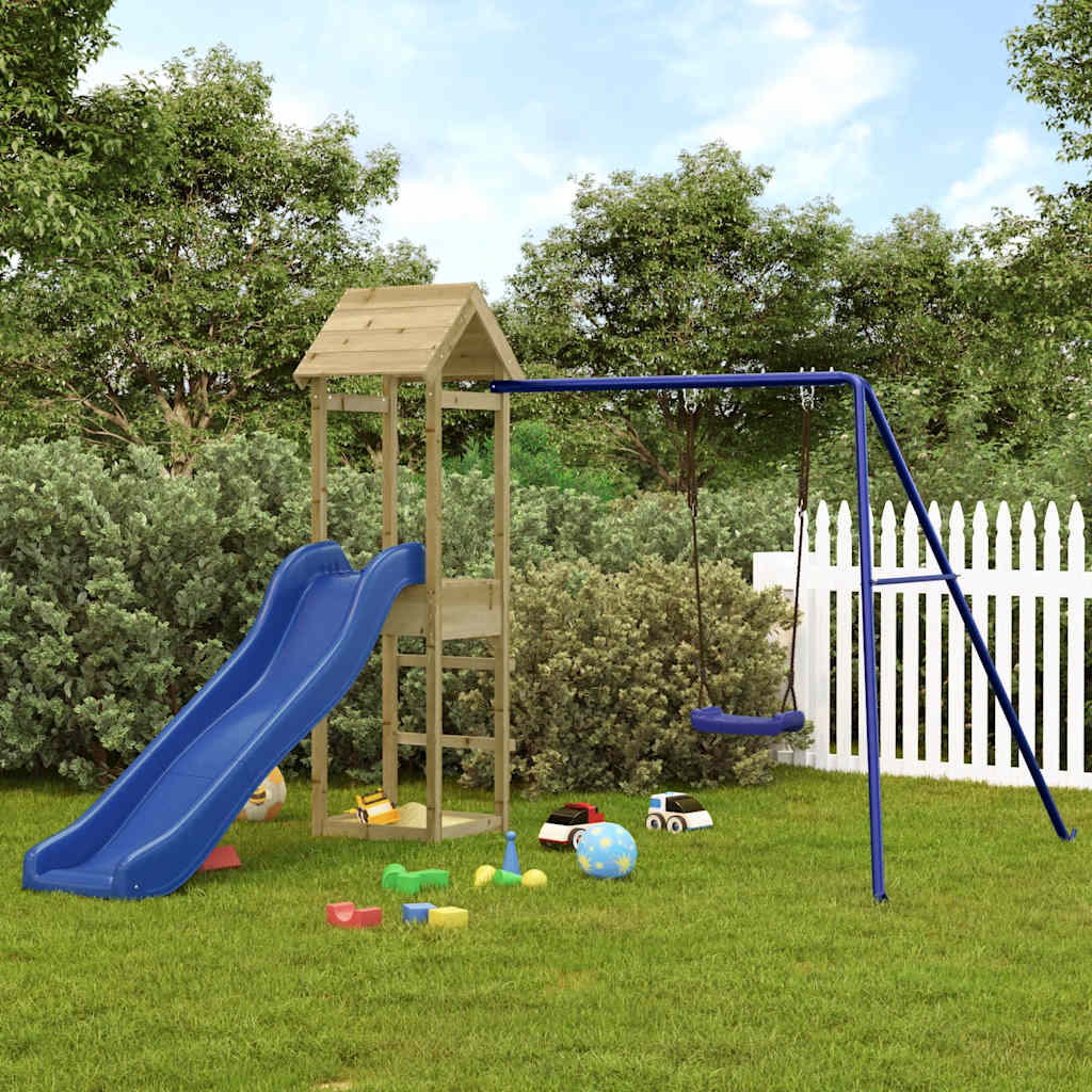 vida XL Spielturm Imprägniertes Kiefernholz