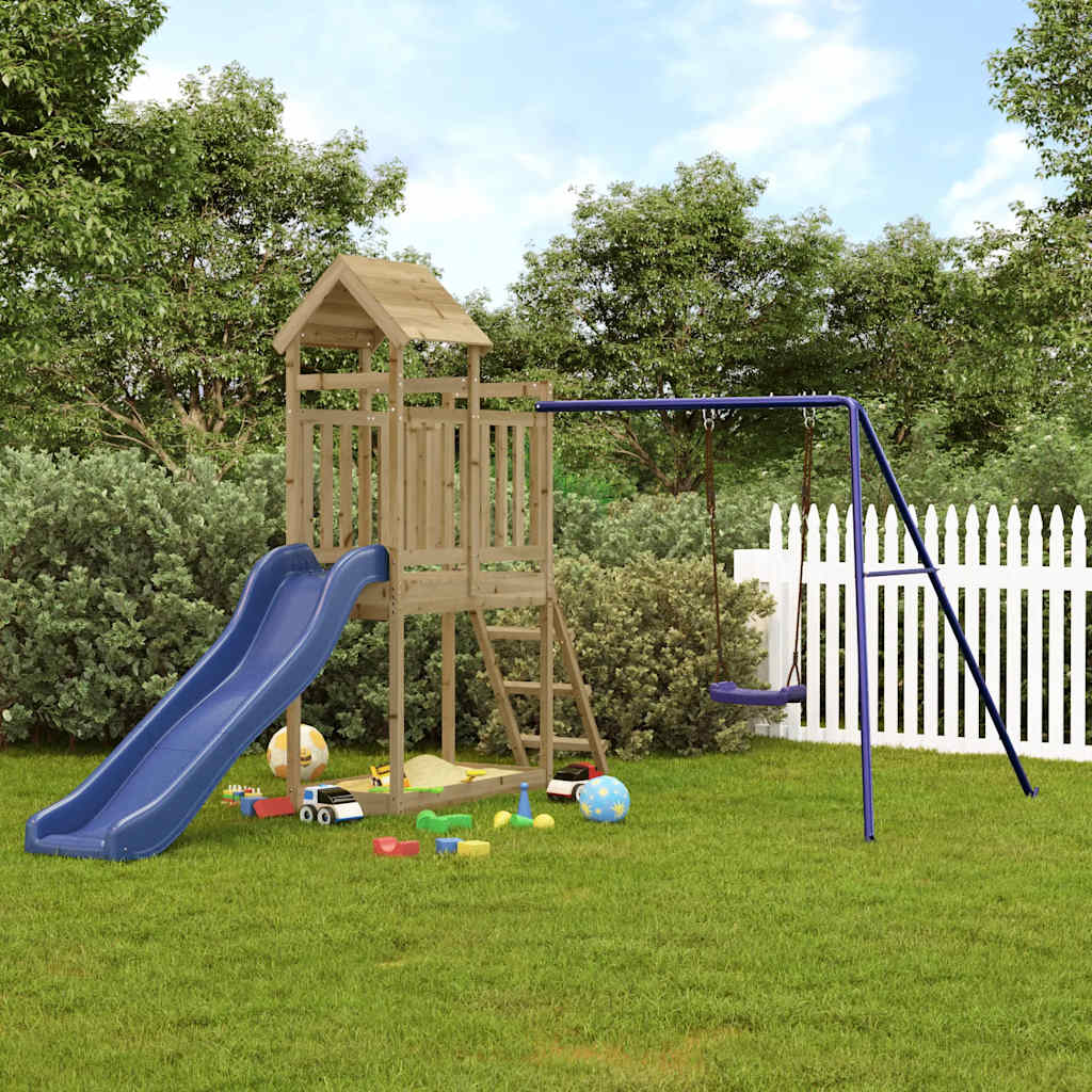 vida XL Spielturm Imprägniertes Kiefernholz