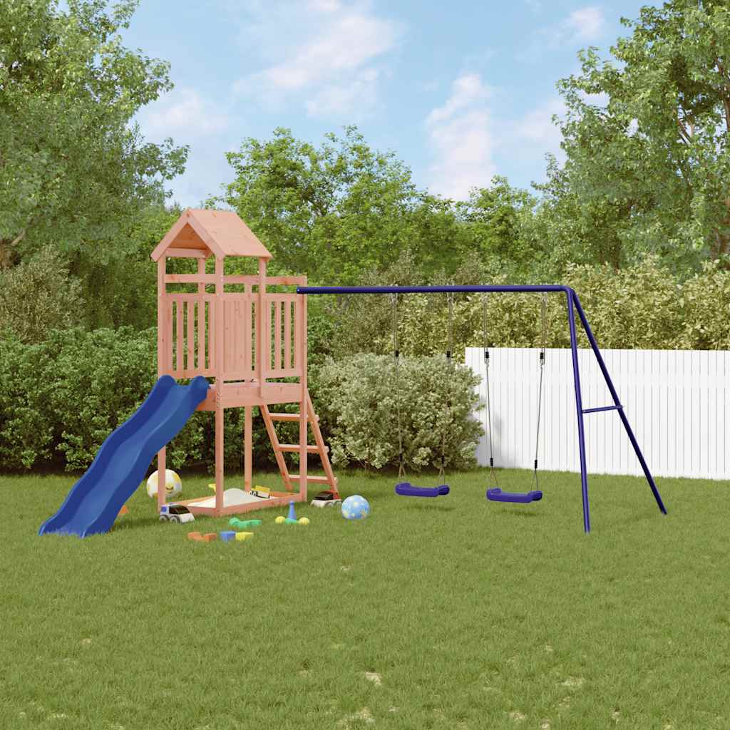 vida XL Spielturm Massivholz Douglasie