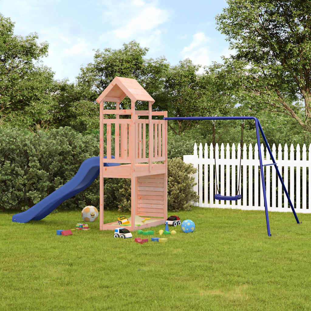 vida XL Spielturm Massivholz Douglasie