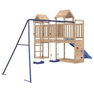 vidaXL Outdoor Playset Solid Wood Pine