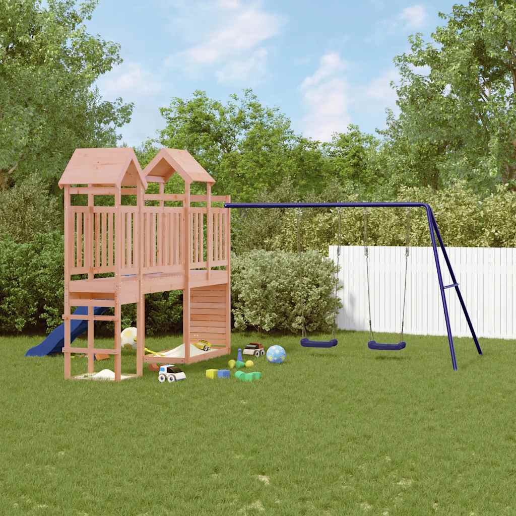 vida XL Spielturm Massivholz Douglasie