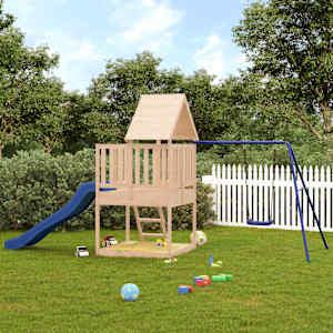 Zunanje igralo trdna borovina