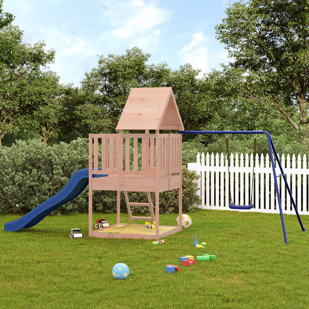 vida XL Spielturm Massivholz Douglasie