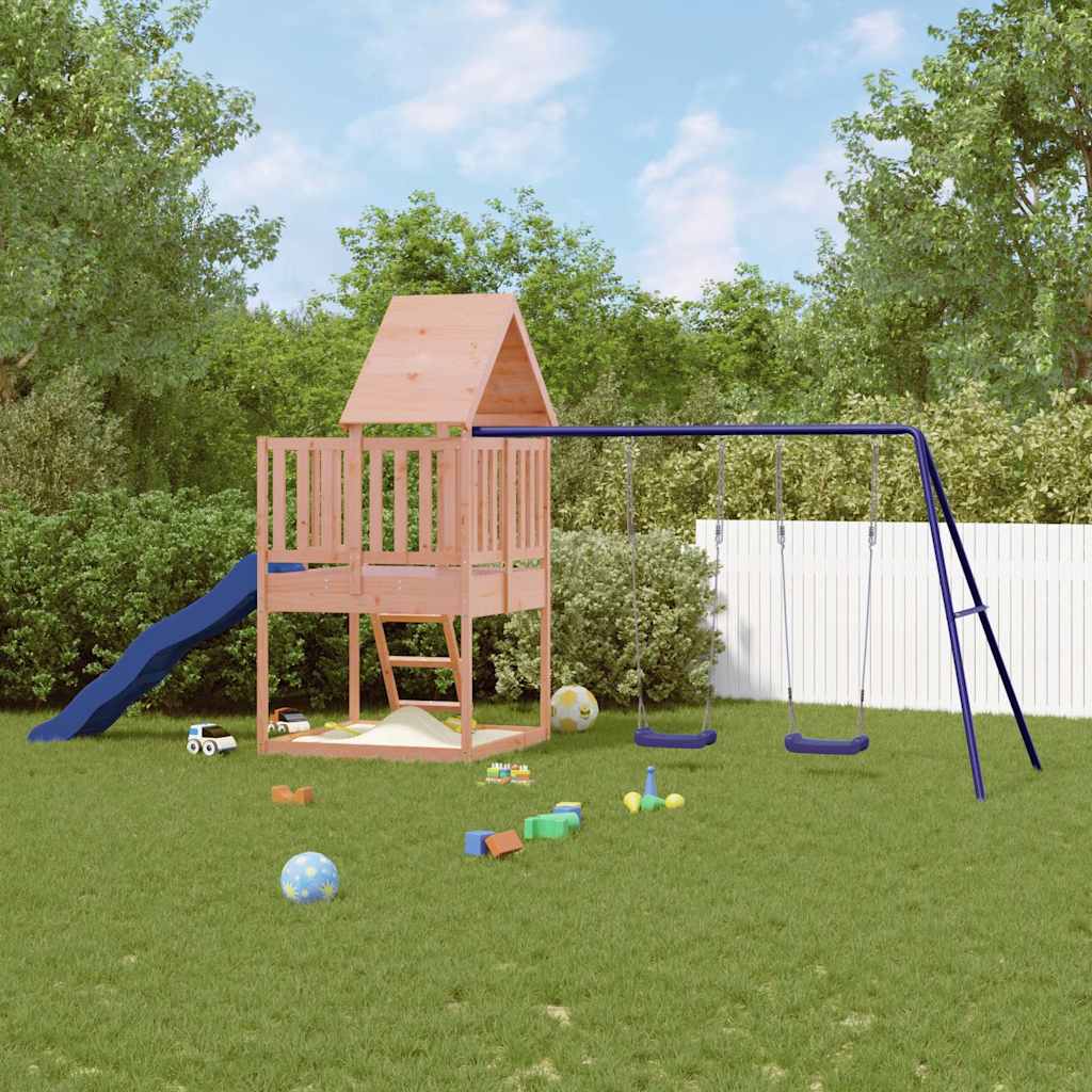 vida XL Spielturm Massivholz Douglasie