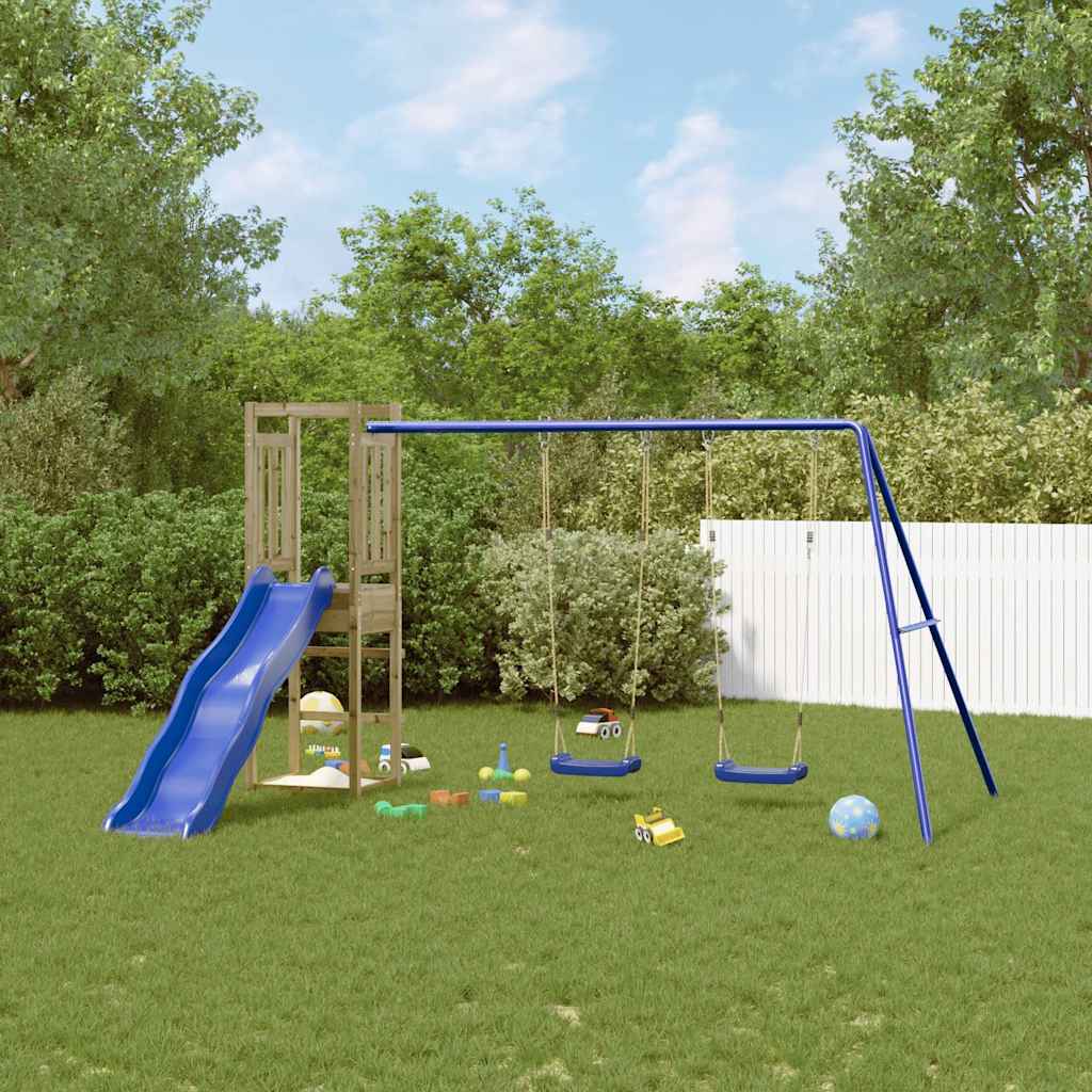 Aire de jeux d'extérieur bois de pin imprégné