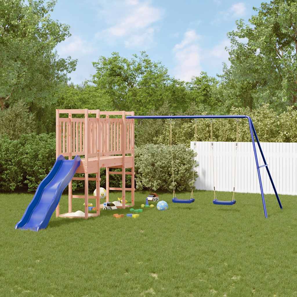 vida XL Spielturm Massivholz Douglasie