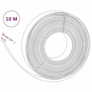 Travní lemy 4 ks hnědé 10 m 10 cm polyethylen - obrázek 7