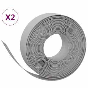 Travní lemy 2 ks šedé 10 m 15 cm polyethylen - obrázek 2