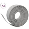 vidaXL aiapiirded 3 tk, hall, 10 m, 20 cm, pol&uuml;et&uuml;leen