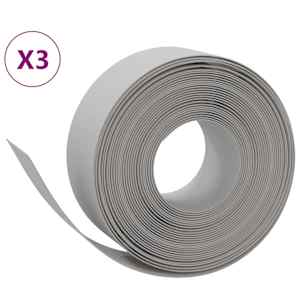 Travní lemy 3 ks šedé 10 m 20 cm polyethylen - obrázek 2