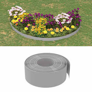 Travní lemy 3 ks šedé 10 m 20 cm polyethylen - obrázek 1