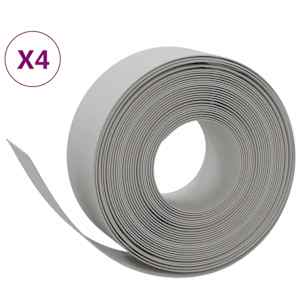 Travní lemy 4 ks šedé 10 m 20 cm polyethylen - obrázek 2