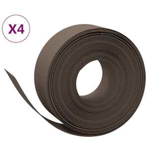 Travní lemy 4 ks hnědé 10 m 20 cm polyethylen - obrázek 2