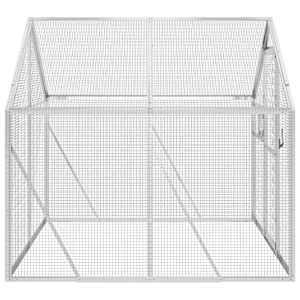 Voliéra stříbrná 1,79 x 2 x 1,85 m hliník - obrázek 4