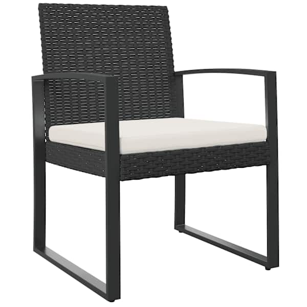 vidaXL aia s&ouml;&ouml;gitoolid 2 tk, must, PP-rotang