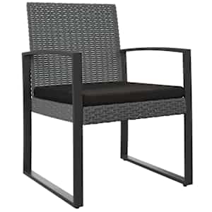vidaXL aia s&ouml;&ouml;gitoolid 2 tk, tumehall, PP-rotang