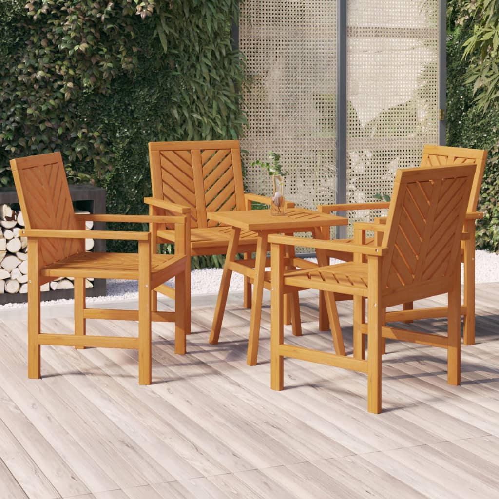 Thumbnail - vidaXL Garten-Essstühle 4 Stk. Massivholz Akazie