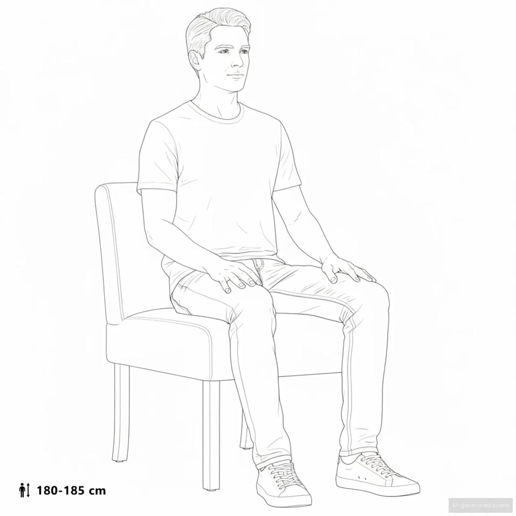 vidaXL Polsterstuhl Hellgelb Stoff – Bild 8