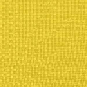Nízké křeslo bez područek světle žluté textil - obrázek 7